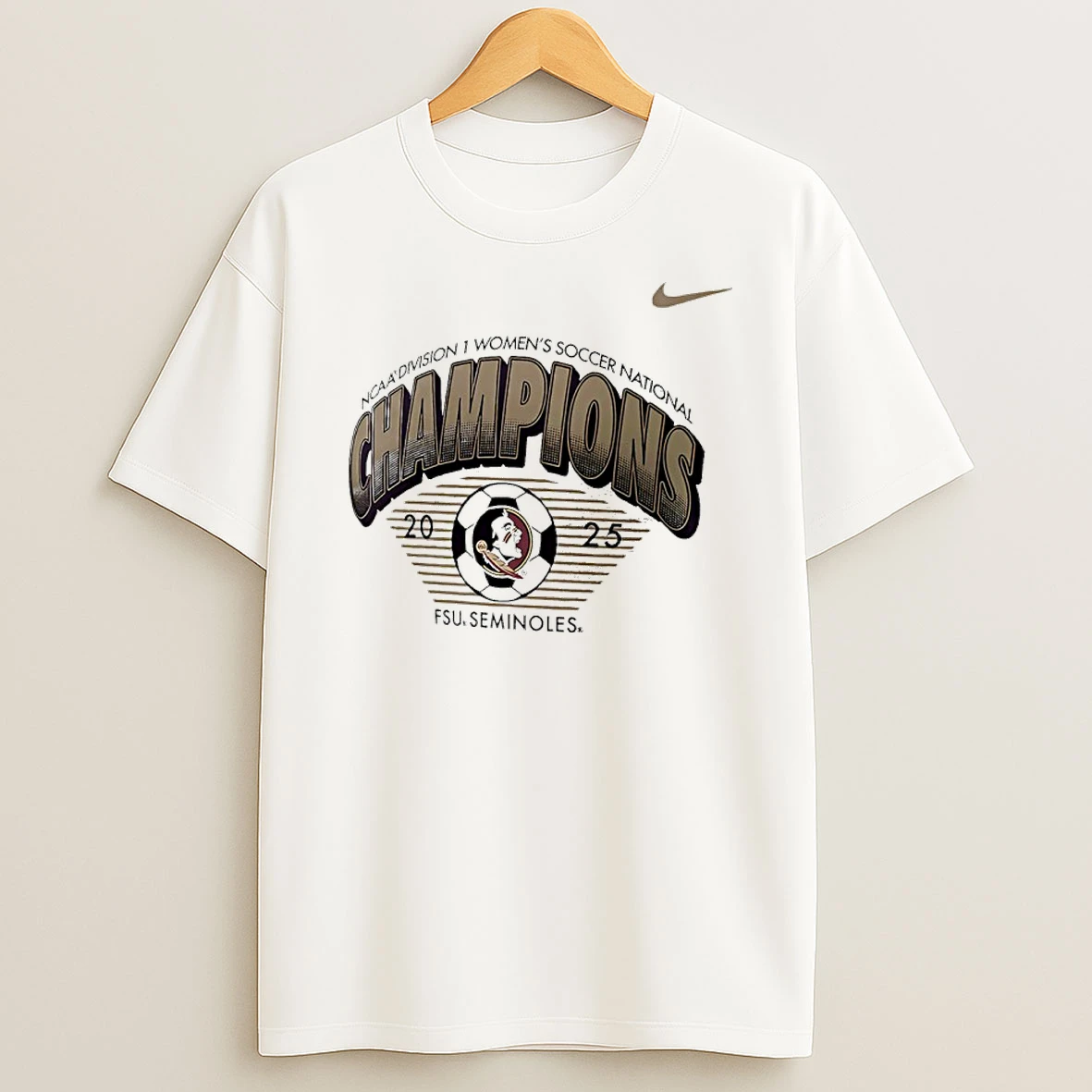 Florida State Seminoles 2025 Womens Soccer National Champions T Shirt