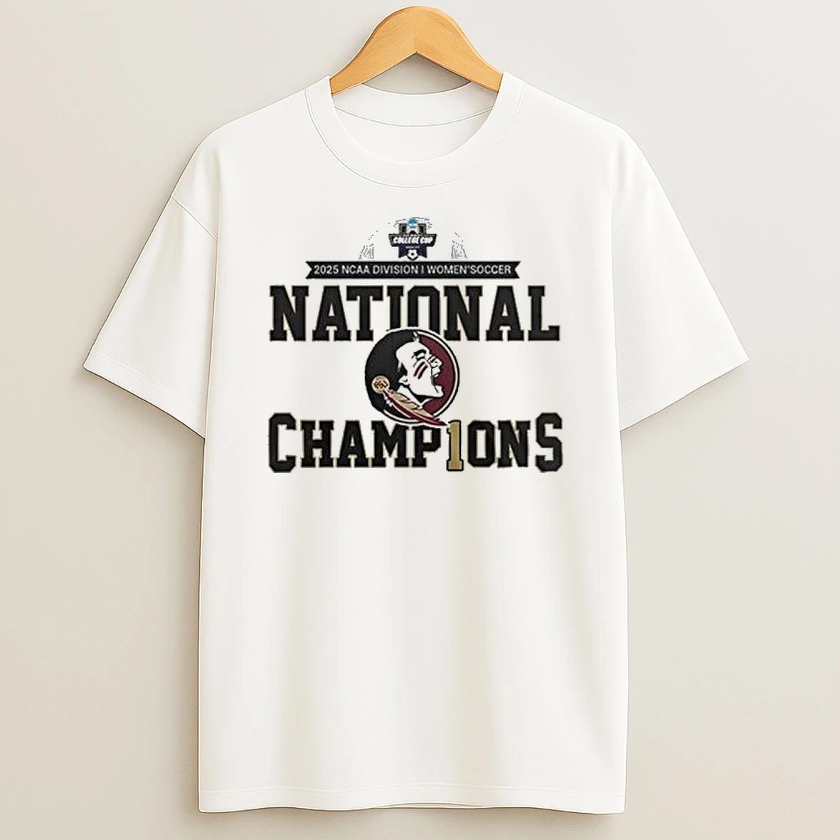 Florida State Seminoles Womens Soccer National Champs 2025 T Shirt