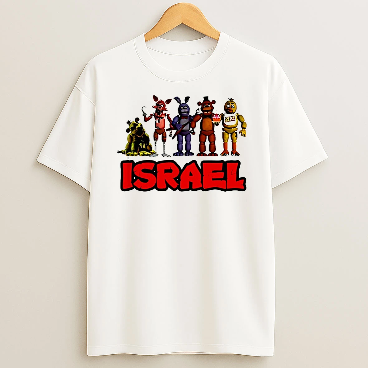 Fnaf Five Nights At Freddy Israel T Shirt