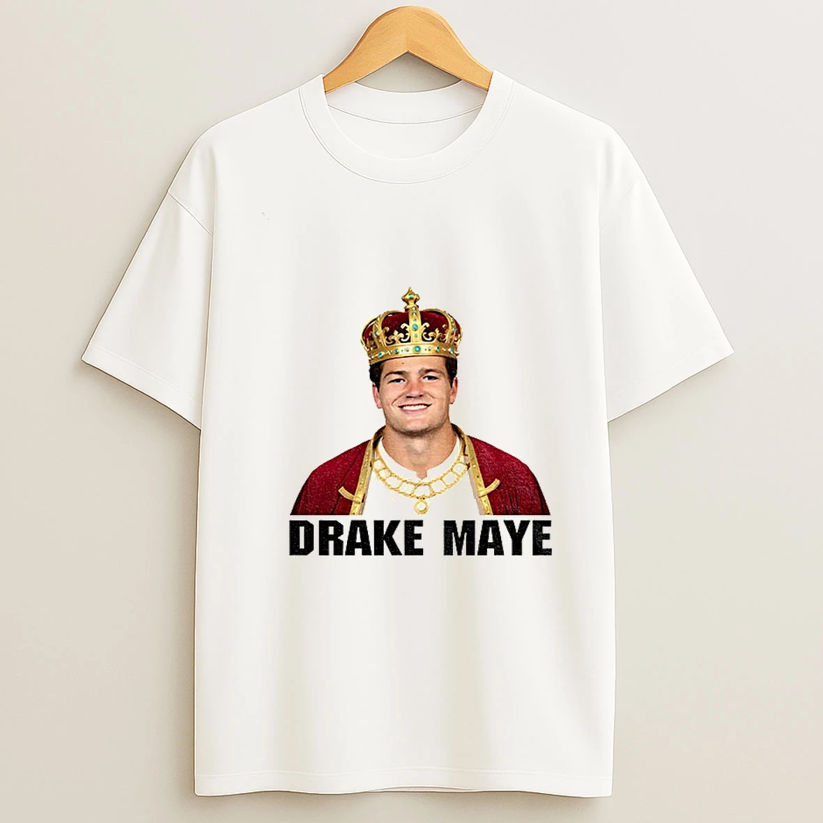 Font Black Series King Drake Maye New England Patriots Nfl Football 2025 T Shirt