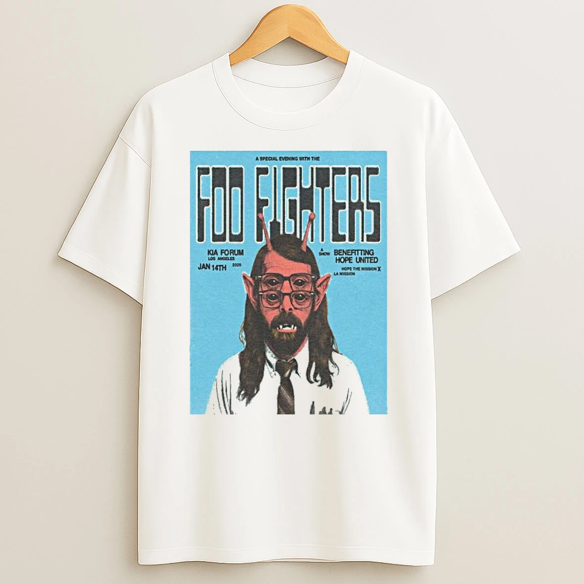 Foo Fighters Los Angeles California January 14 2026 T Shirt