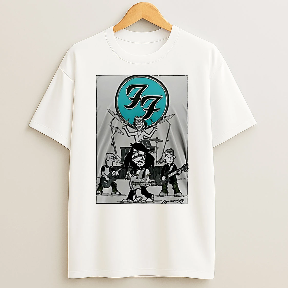 Foo Fighters Take Cover Tour 2026 Graphic T Shirt