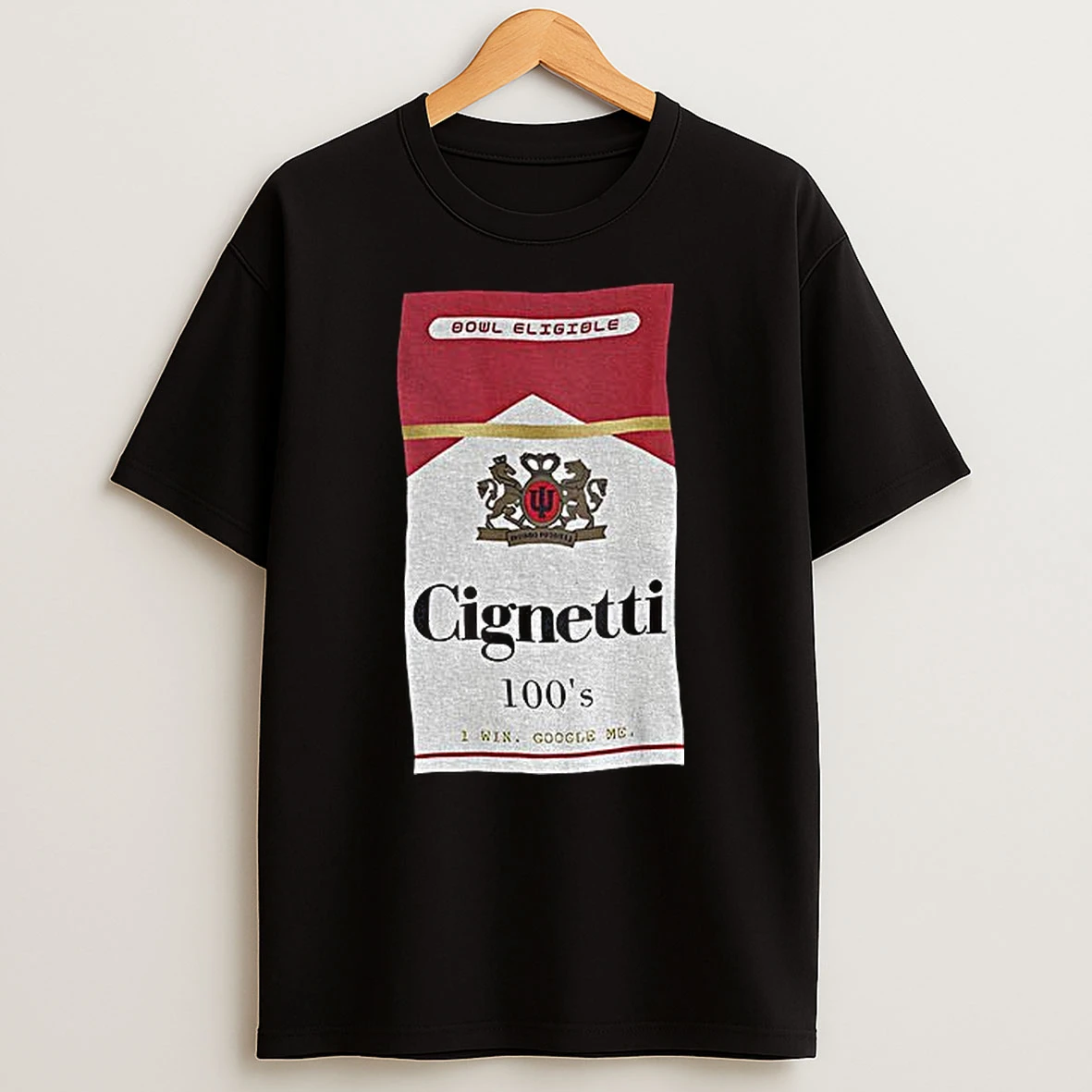 Football Coach Curt Cignetti Retro Red Box I Win Google Me T Shirt