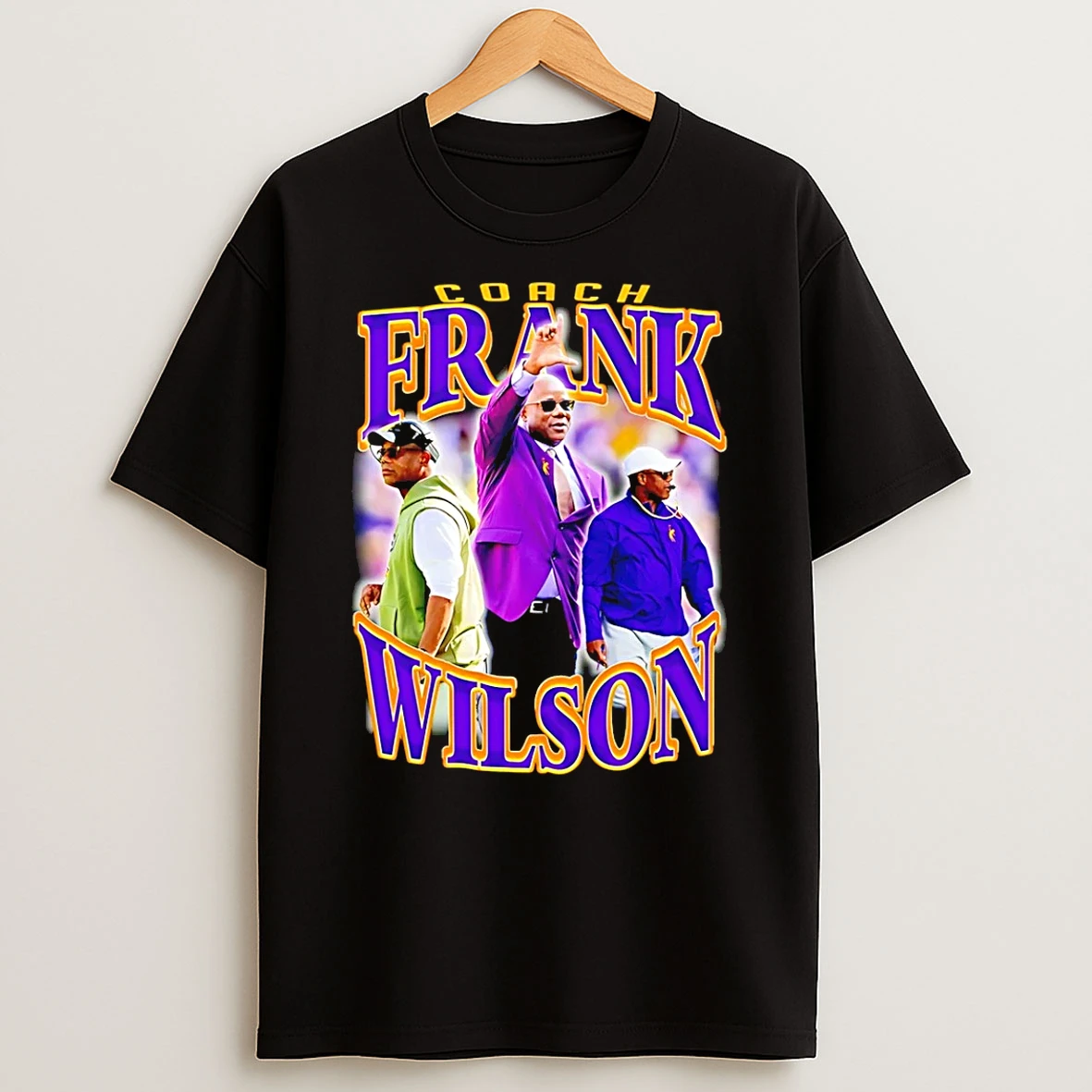 Frank Wilson Bayou Lsu Tigers Coach Graphic T Shirt