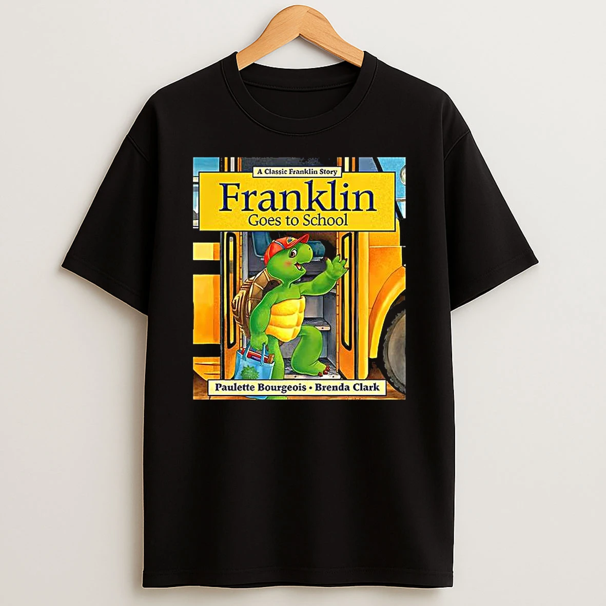 Franklin Turtle Goes To School T Shirt
