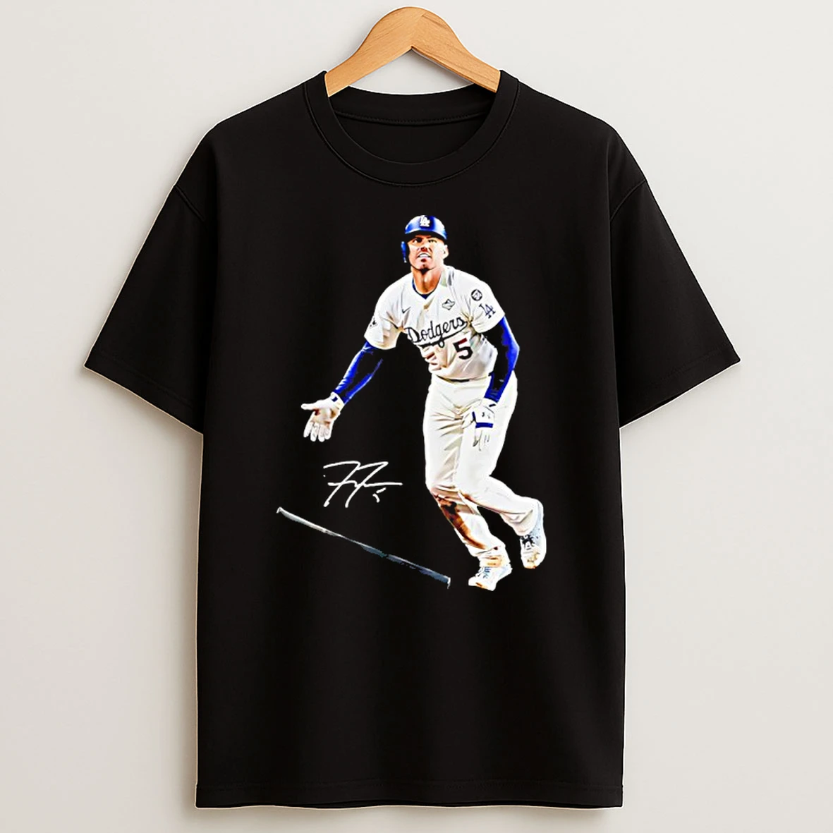 Freddie Freeman Los Angeles Dodgers Walk Off Regular Signature T Shirt