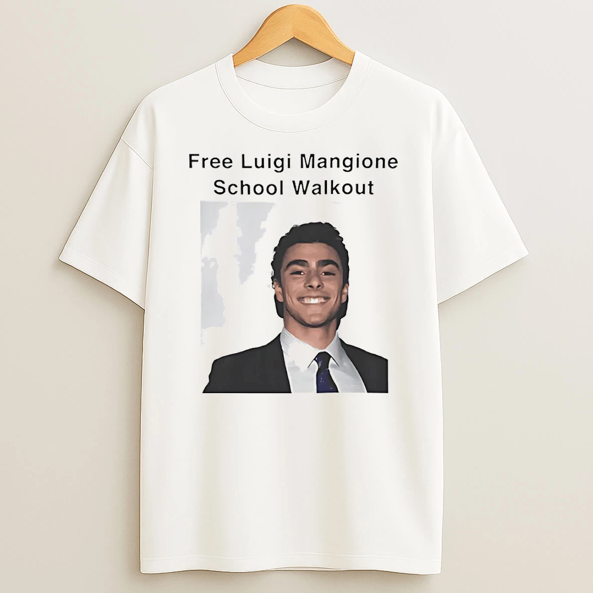 Free Luigi Mangione School Walkout Circle T Shirt