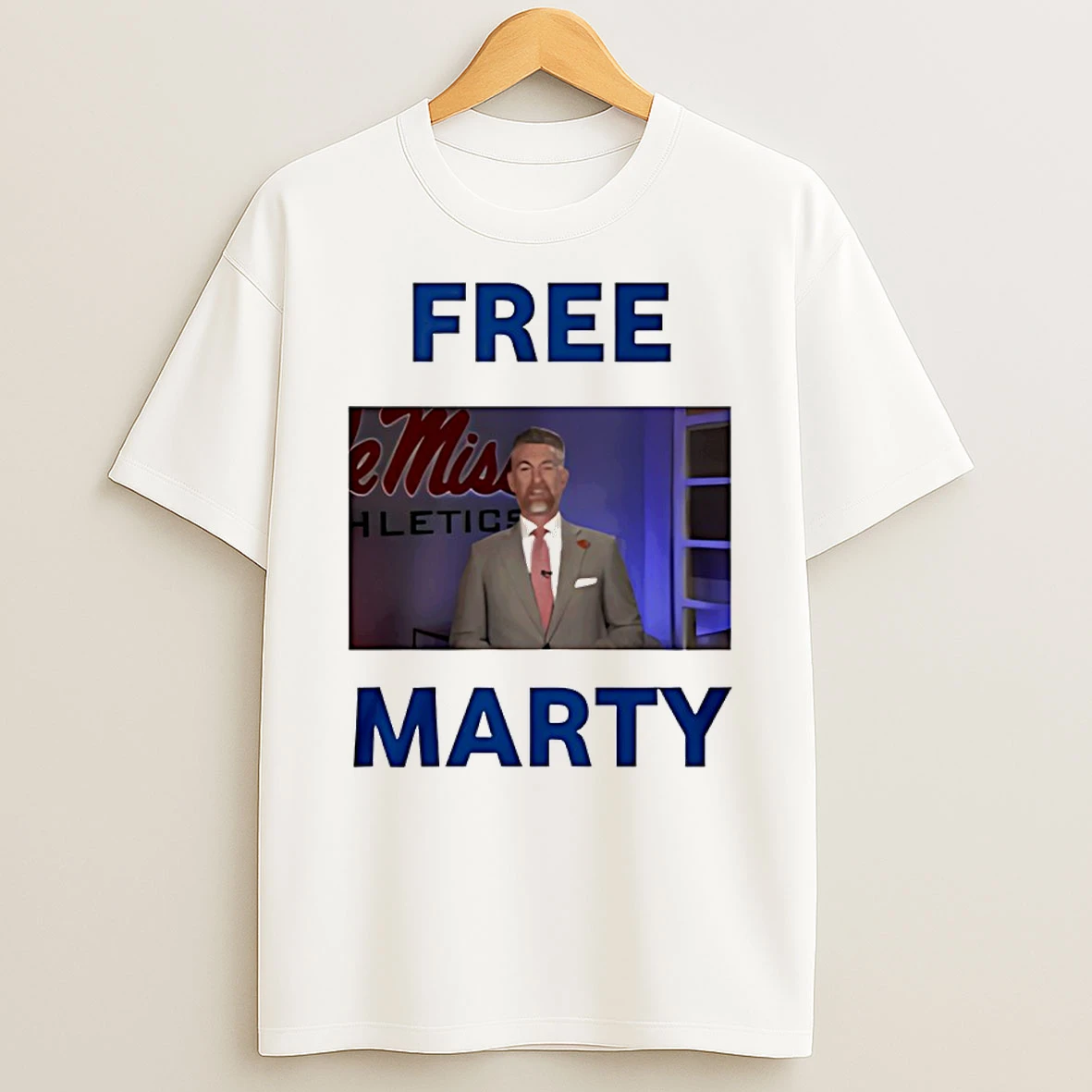 Free Marty Ole Miss T Shirt