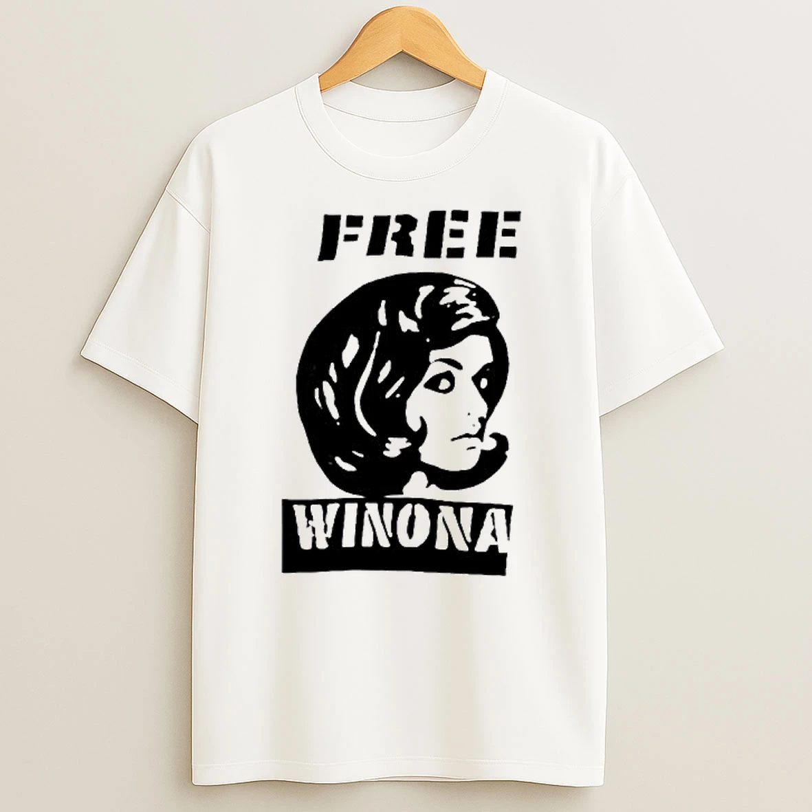Free Winona Winona Ryders 2001 Shoplifting T Shirt