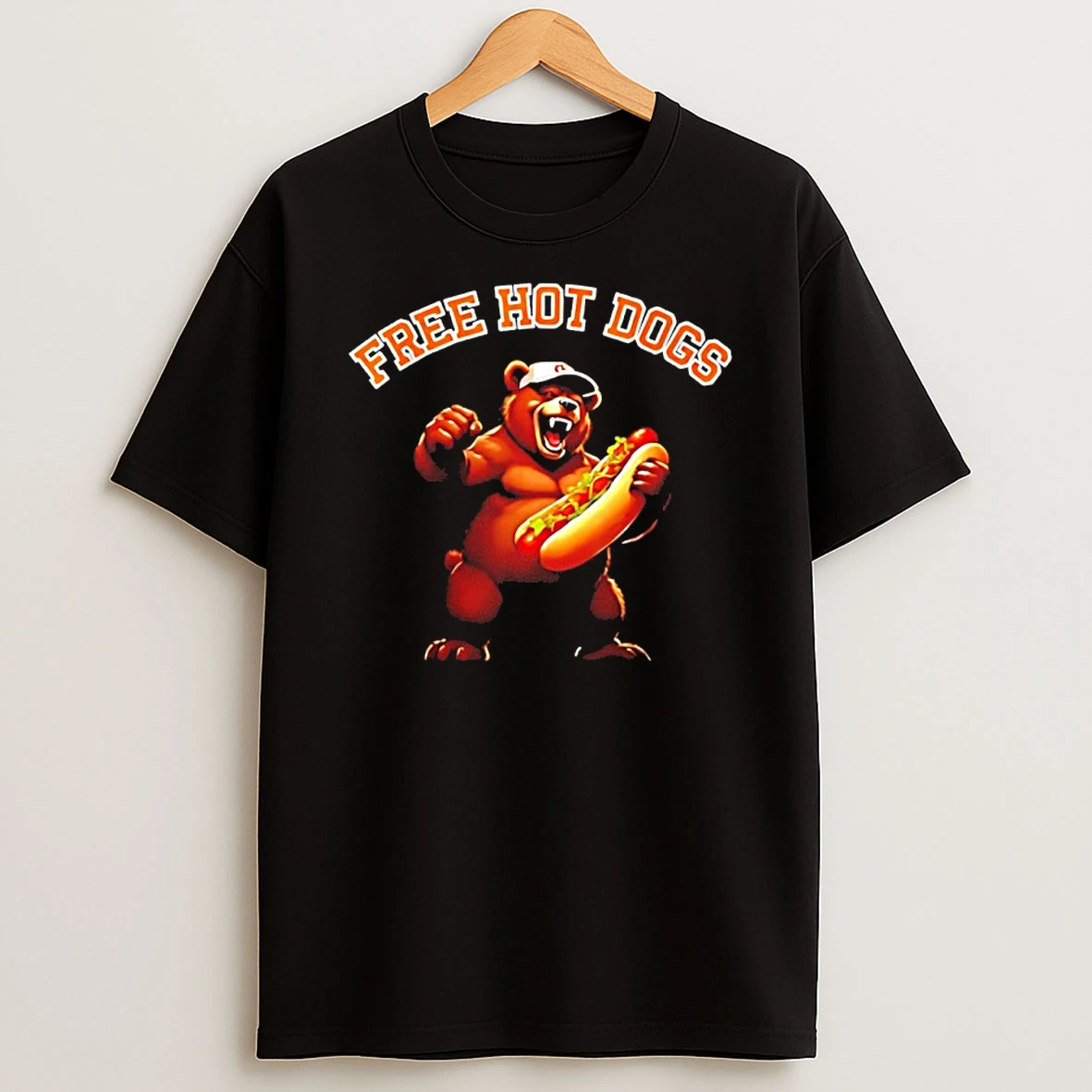 Free Hot Dogs Bear Down T Shirt