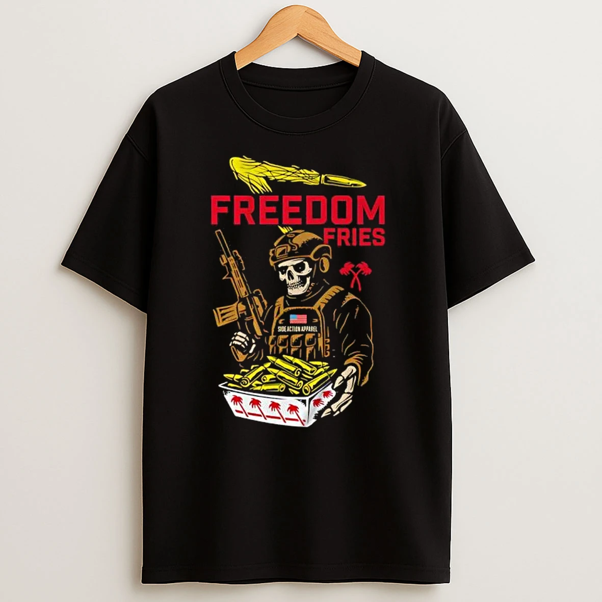 Freedom Fries Skeleton T Shirt