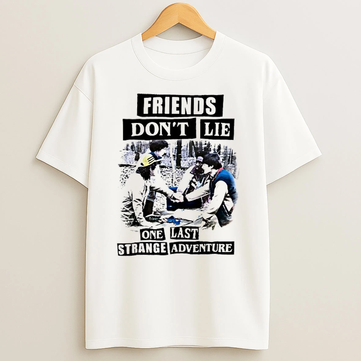 Friends Dont Lie One Last Strange Adventure Stranger Things T Shirt