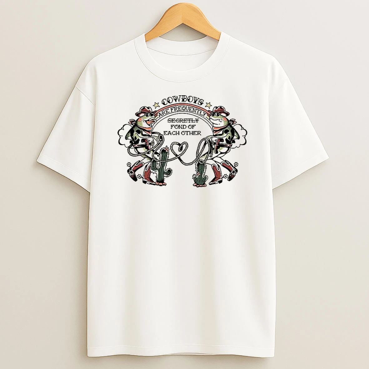 Frog Cowboys Are Frequently Fond Of Each Other T Shirt