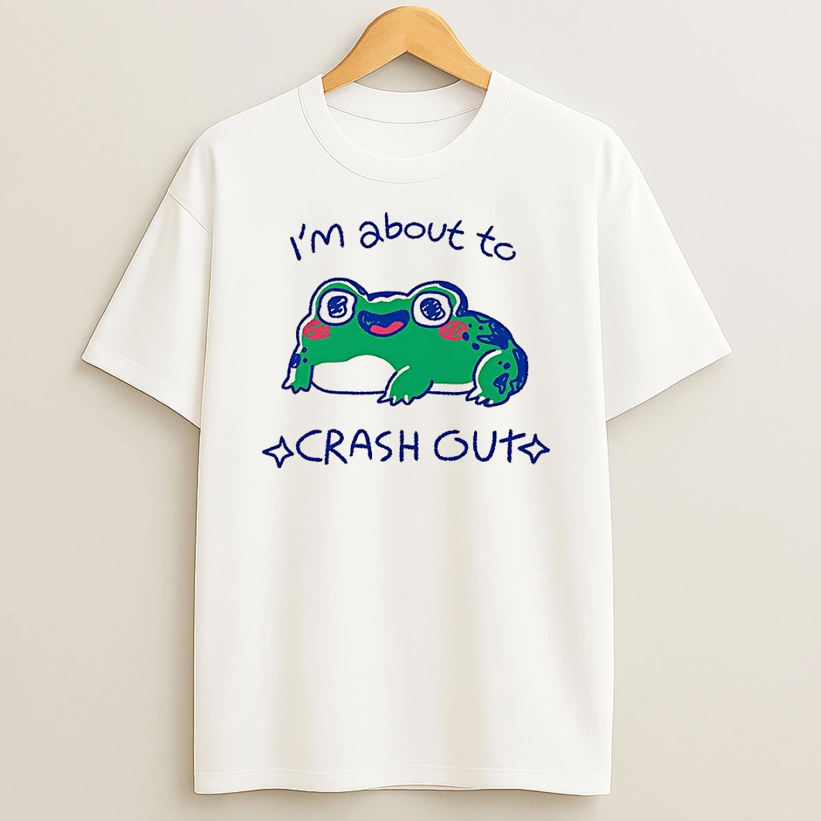 Frog Im About Crash Out Sket T Shirt