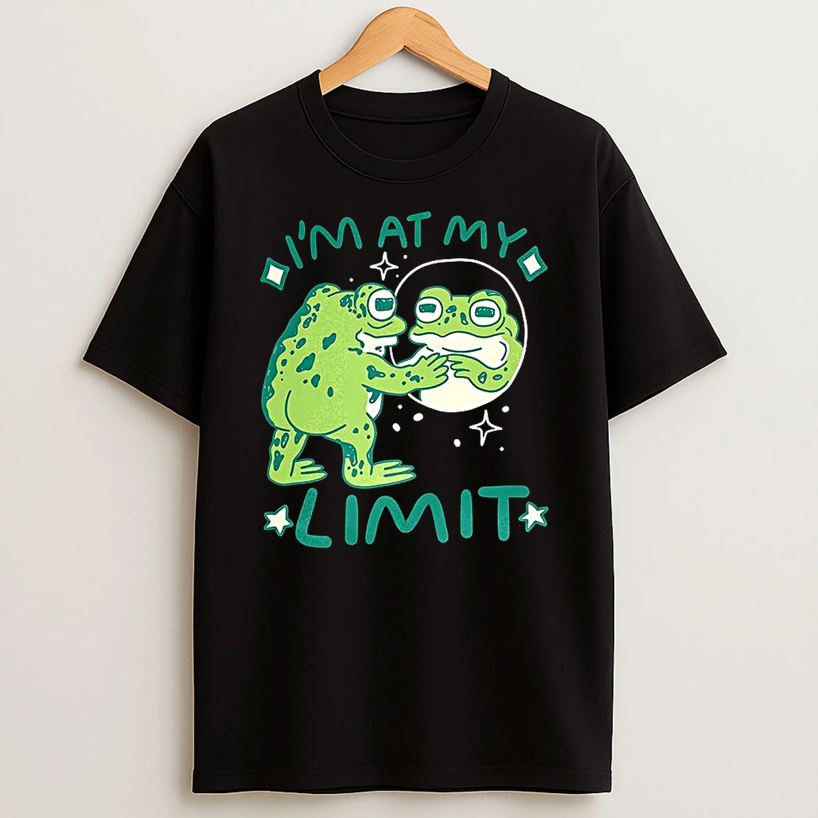 Frog Im At My Limit Cartoon T Shirt
