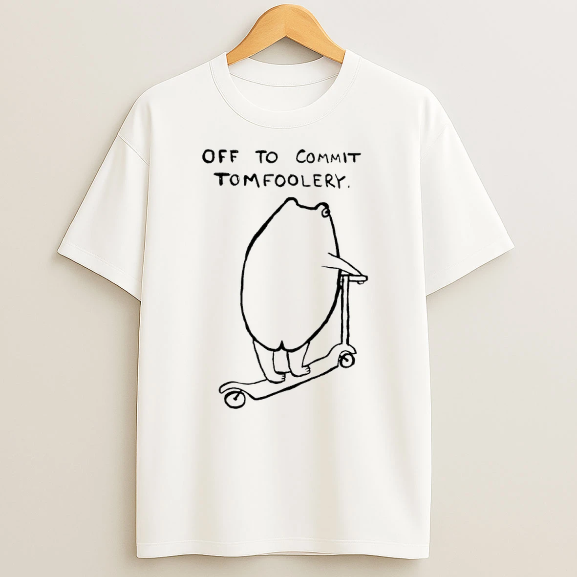 Frog Off To Commit Tomfoolery T Shirt