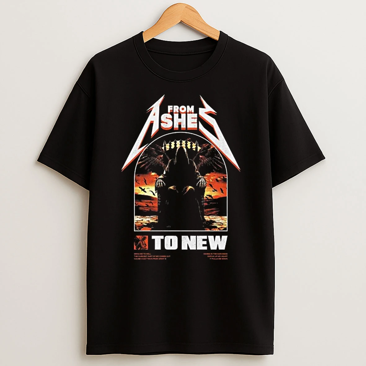 From Ashes To New Drag Me Online Exclusive Throne T Shirt