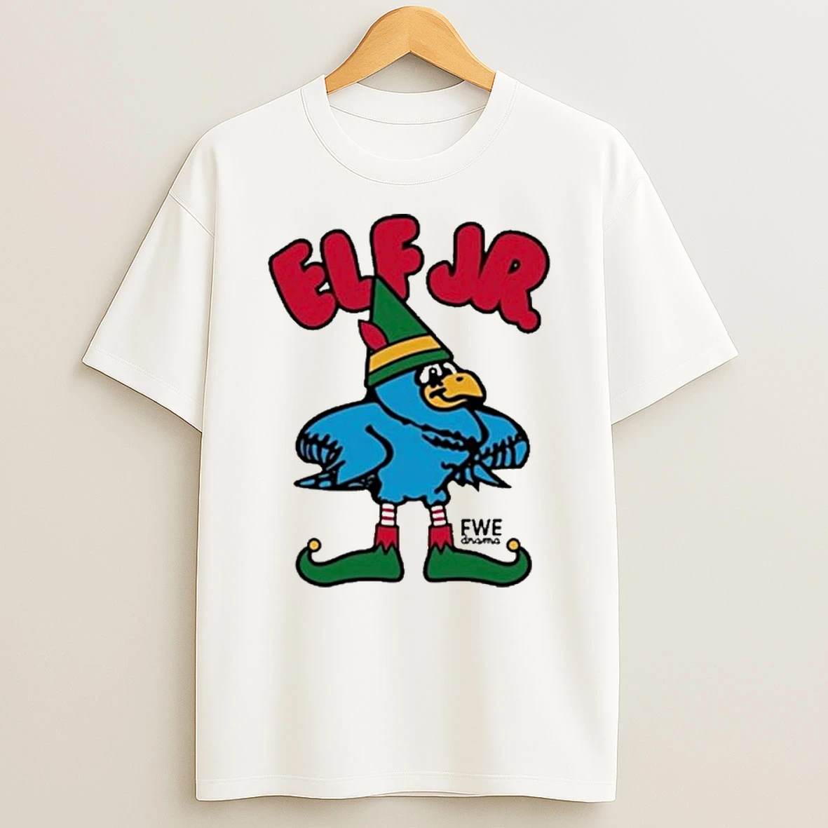 Ft Wright Drama Elf Jr Christmas T Shirt