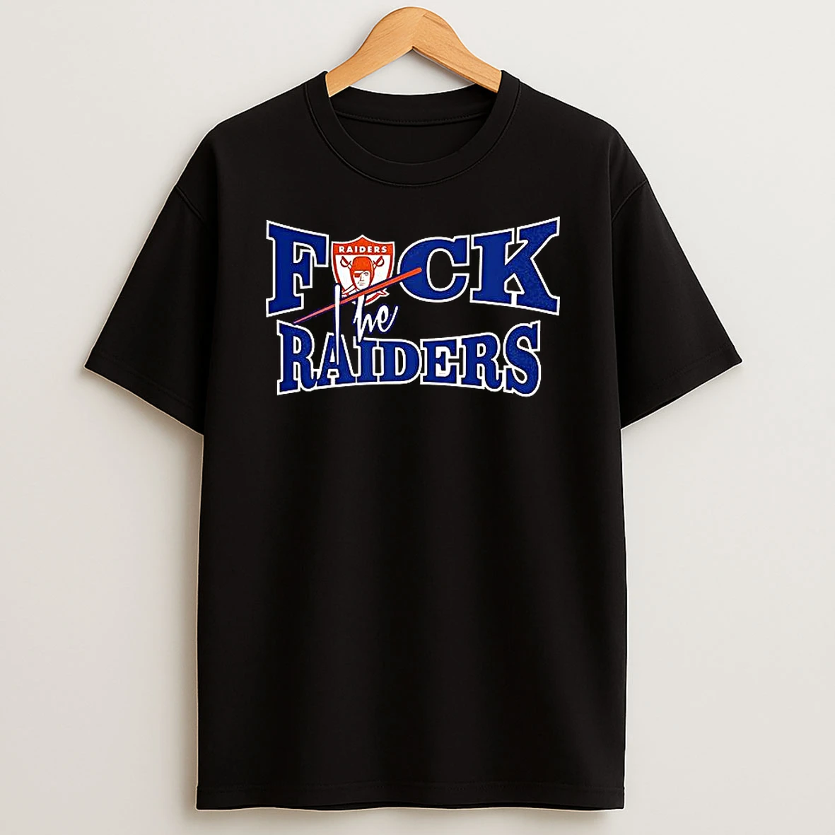 Fuck The Raiders Logo T Shirt