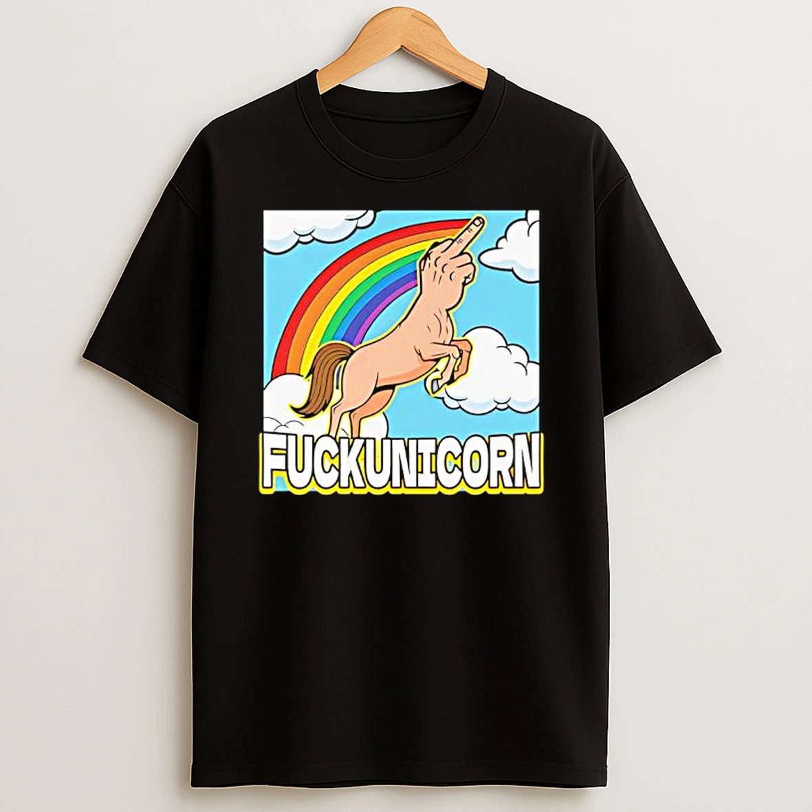 Fuckunicorn Unicorn Rainbow Graphic T Shirt