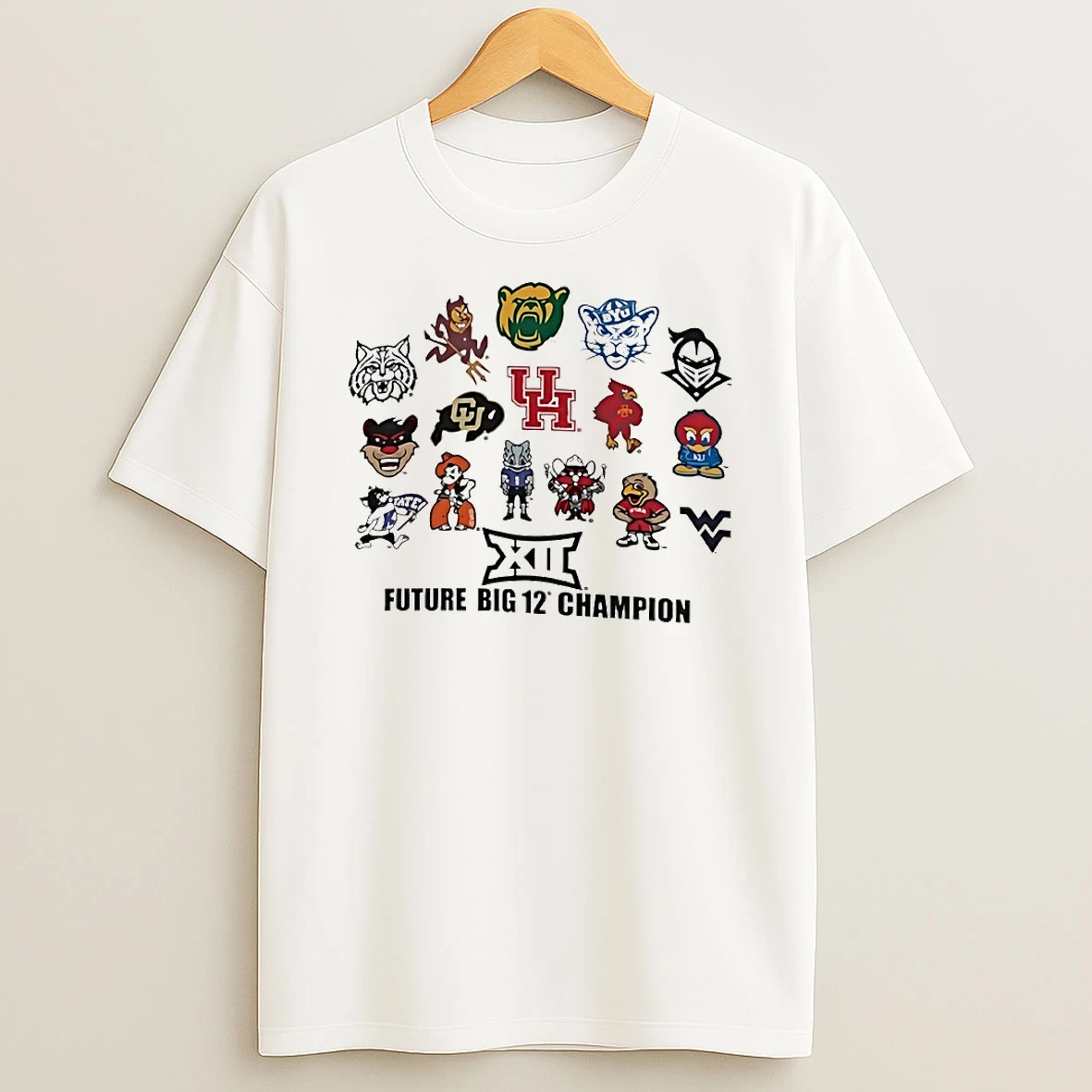 Future Big 12 Champion Mascot Circle T Shirt