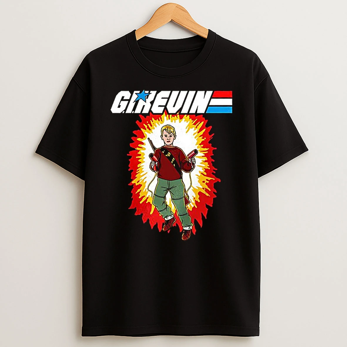 G I Kevin Home Alone Inspired By G I Joe T Shirt