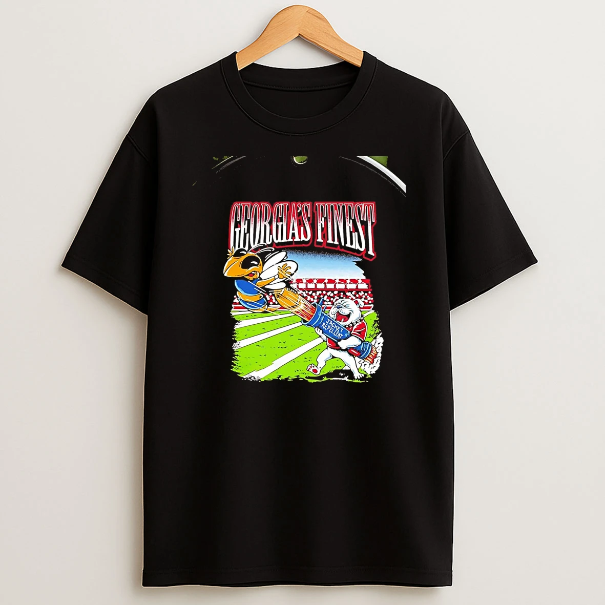 Gas Finest Dawg Georgia Bulldogs Vs Georgia Tech Yellow Jackets Chriast T Shirt