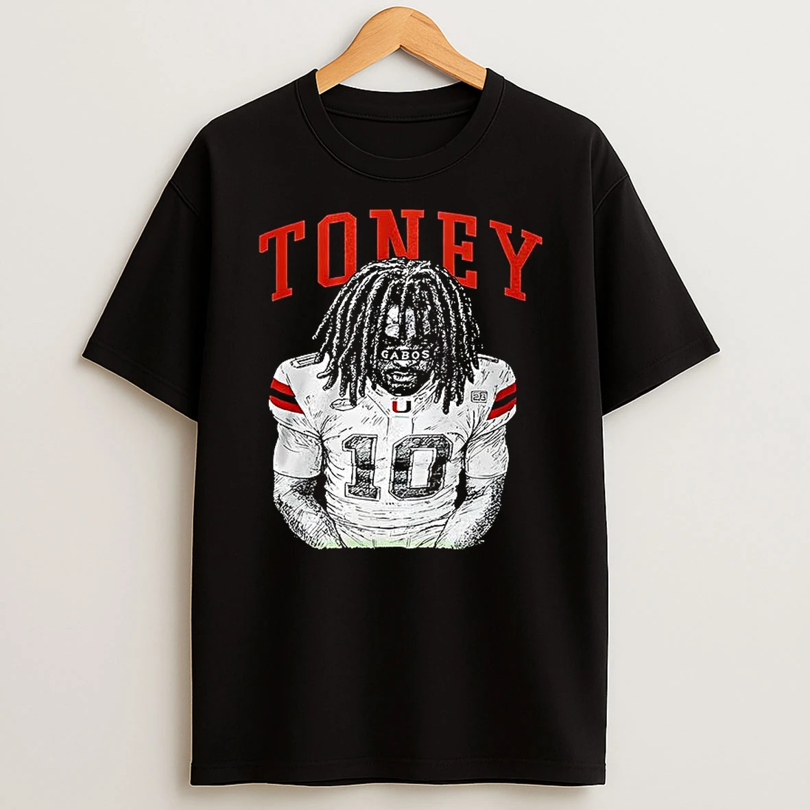 Gabos Malachi Toney Miami Hurricanes T Shirt