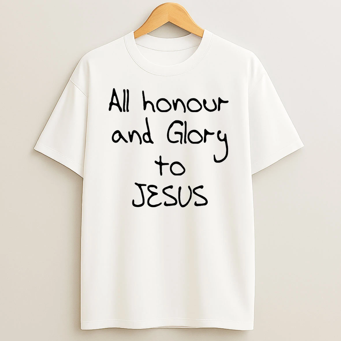 Gabriel Magalhaes Wearing All Honour And Glory To Jesus T Shirt