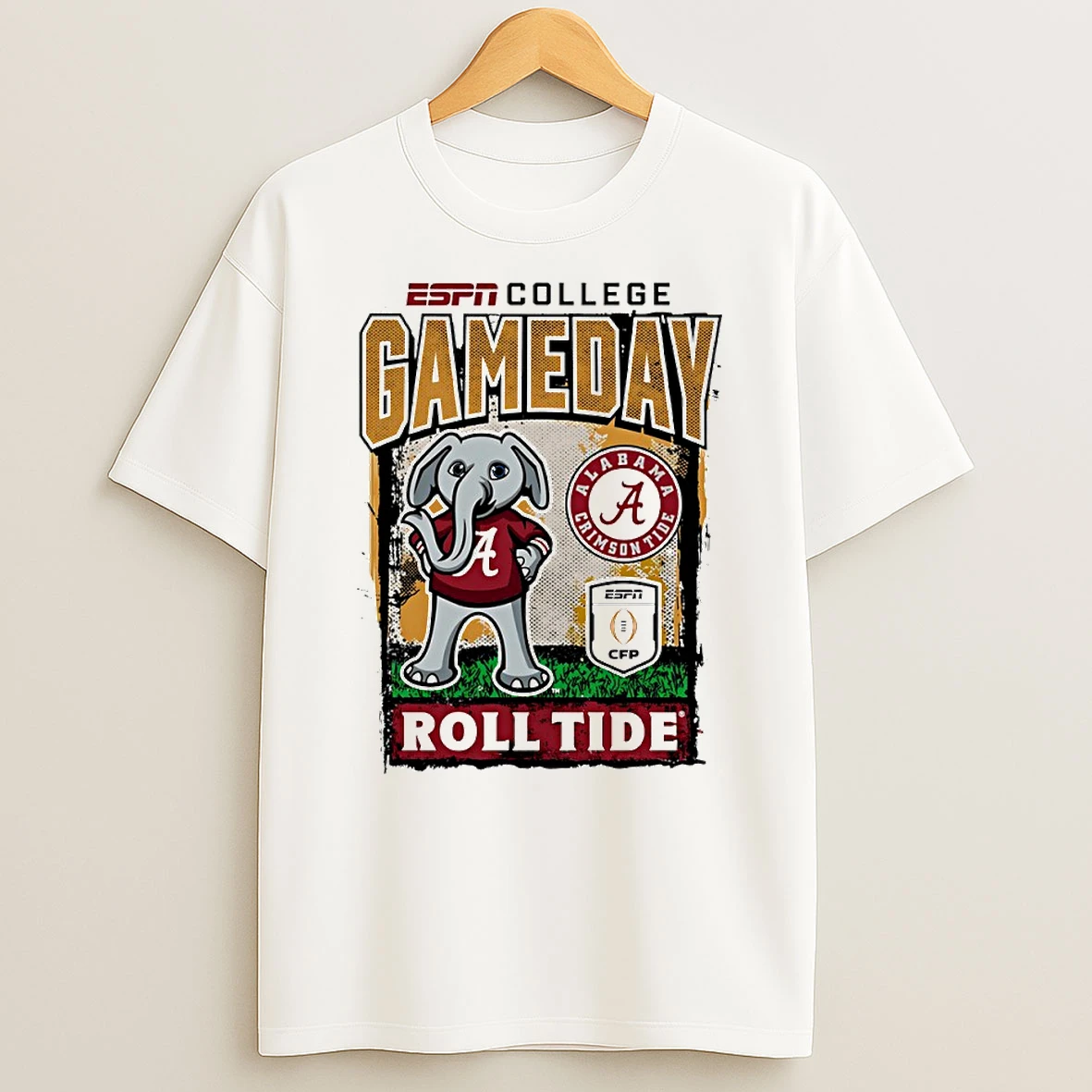 Gameday 2025 2026 Collge Football Playoff Alabama Crimson Tide Mascot Circle T Shirt