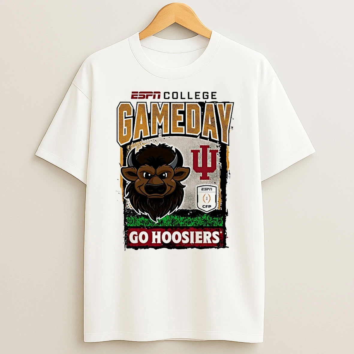 Gameday 2025 2026 Collge Football Playoff Indiana Hoosiers Mascot Circle T Shirt