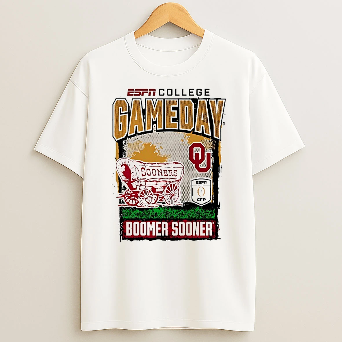 Gameday 2025 2026 Collge Football Playoff Oklahoma Sooners Mascot Circle T Shirt