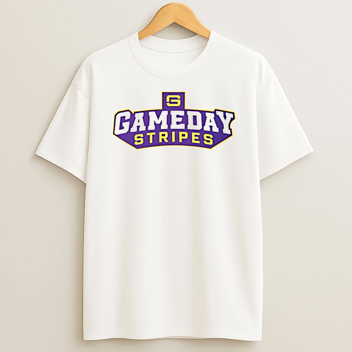 Gameday Stripes Logo T Shirt