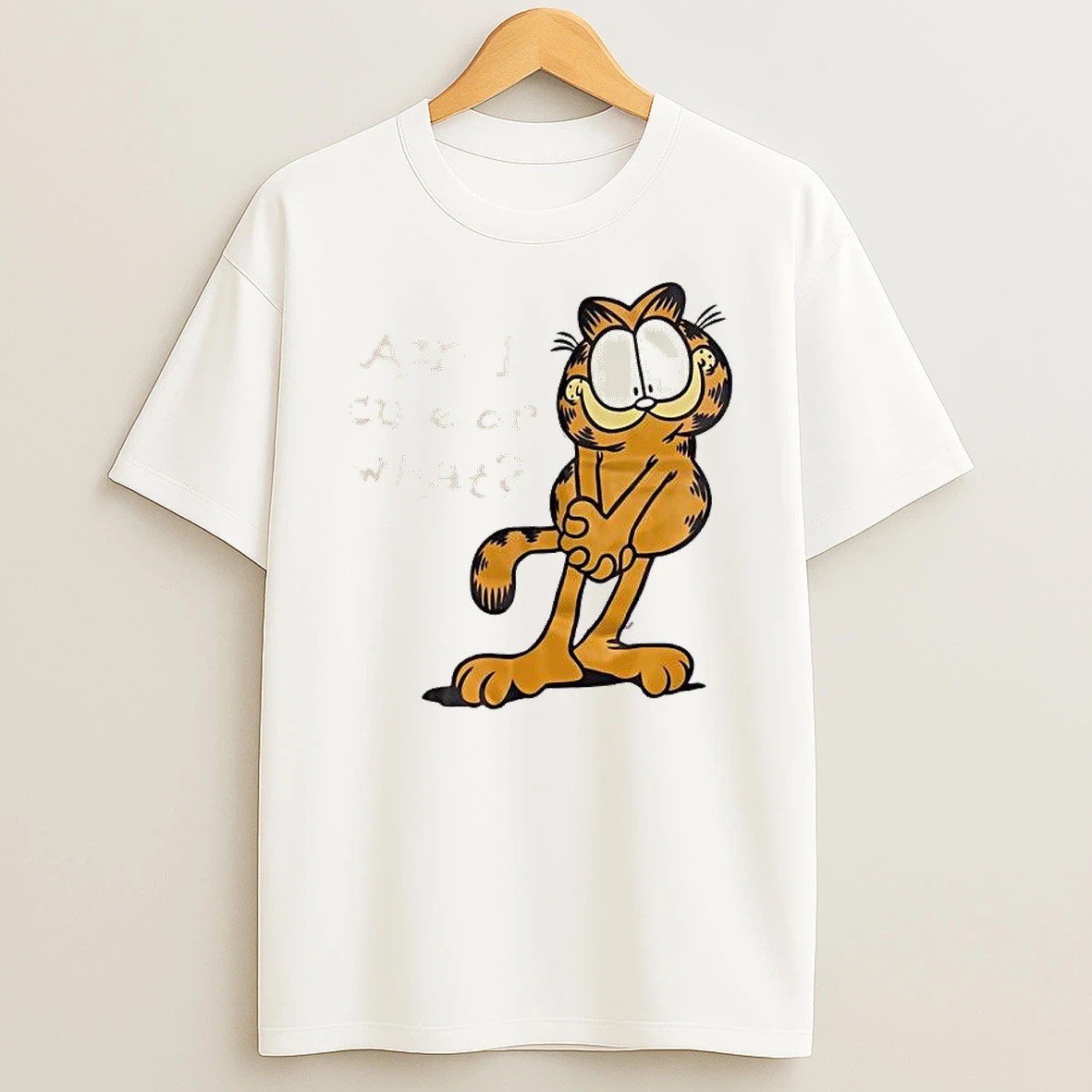 Garf Cat Am I Cute Or What Graphic T Shirt