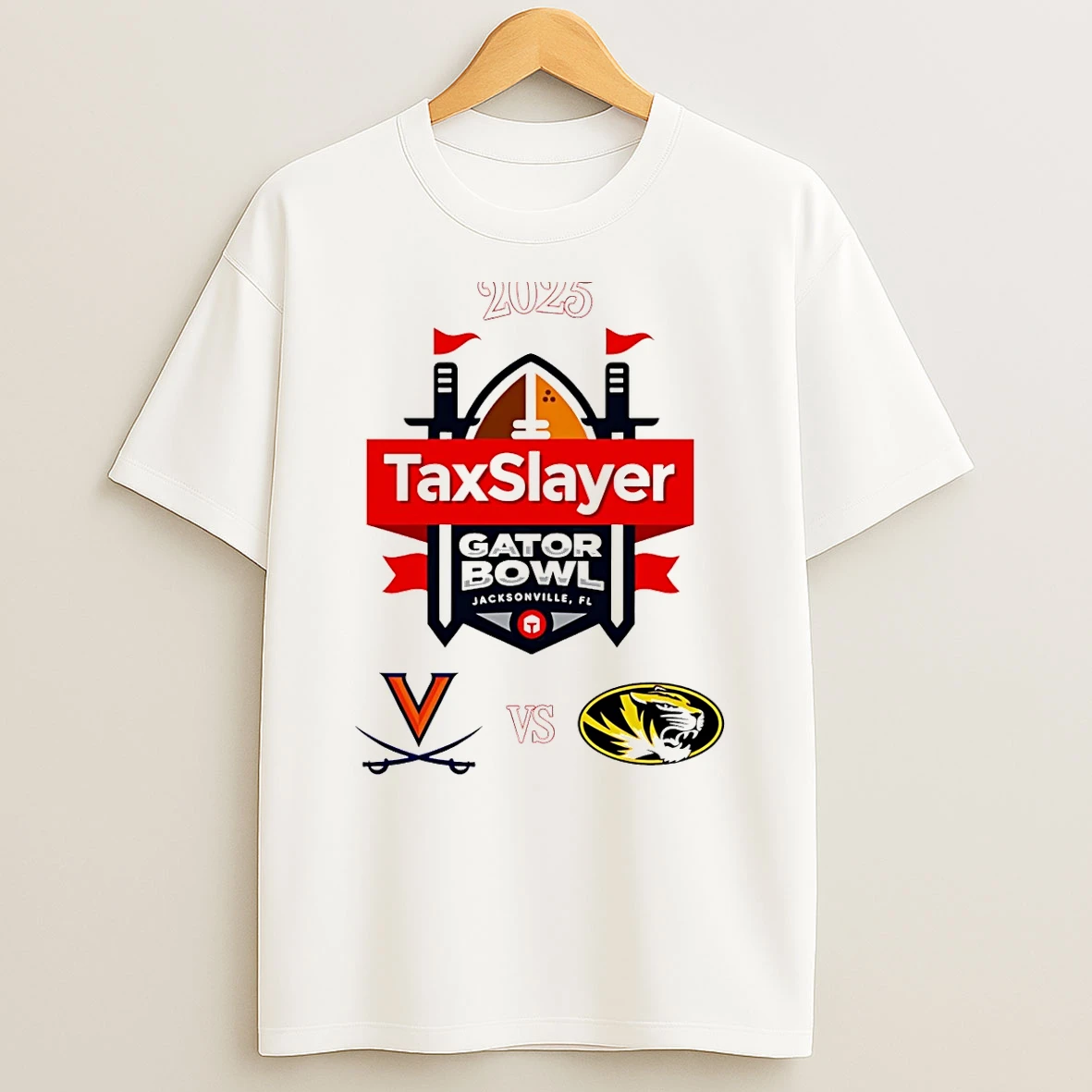 Gator Bowl 2025 Virginia Vs Missouri T Shirt
