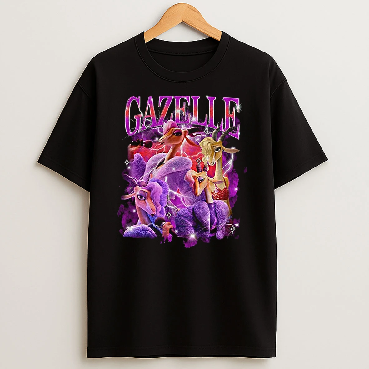 Gazelle Zootopia 2 Pop Star Movie Graphic T Shirt