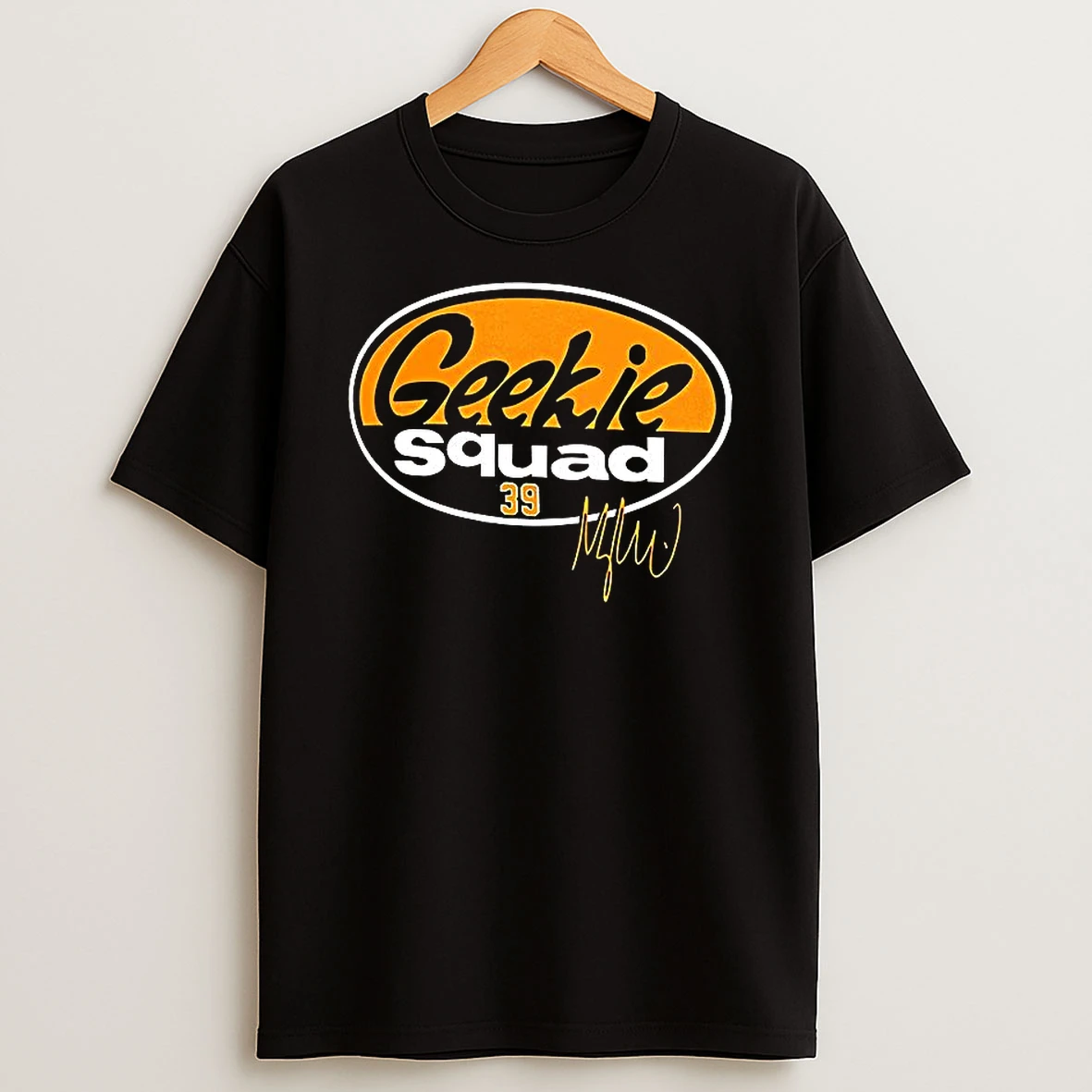 Geekie Squad Morgan Geekie Boston Bruins Breakout Star Signature T Shirt