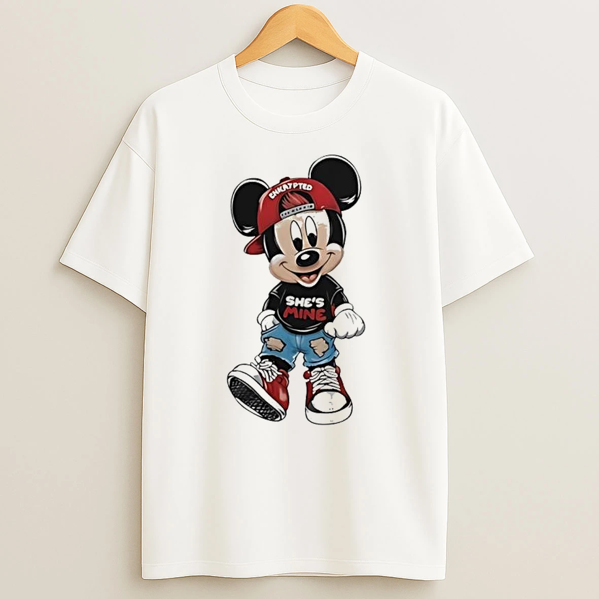 Geoffrey Mosiria X Mickey Mouse Disney Cartoon T Shirt