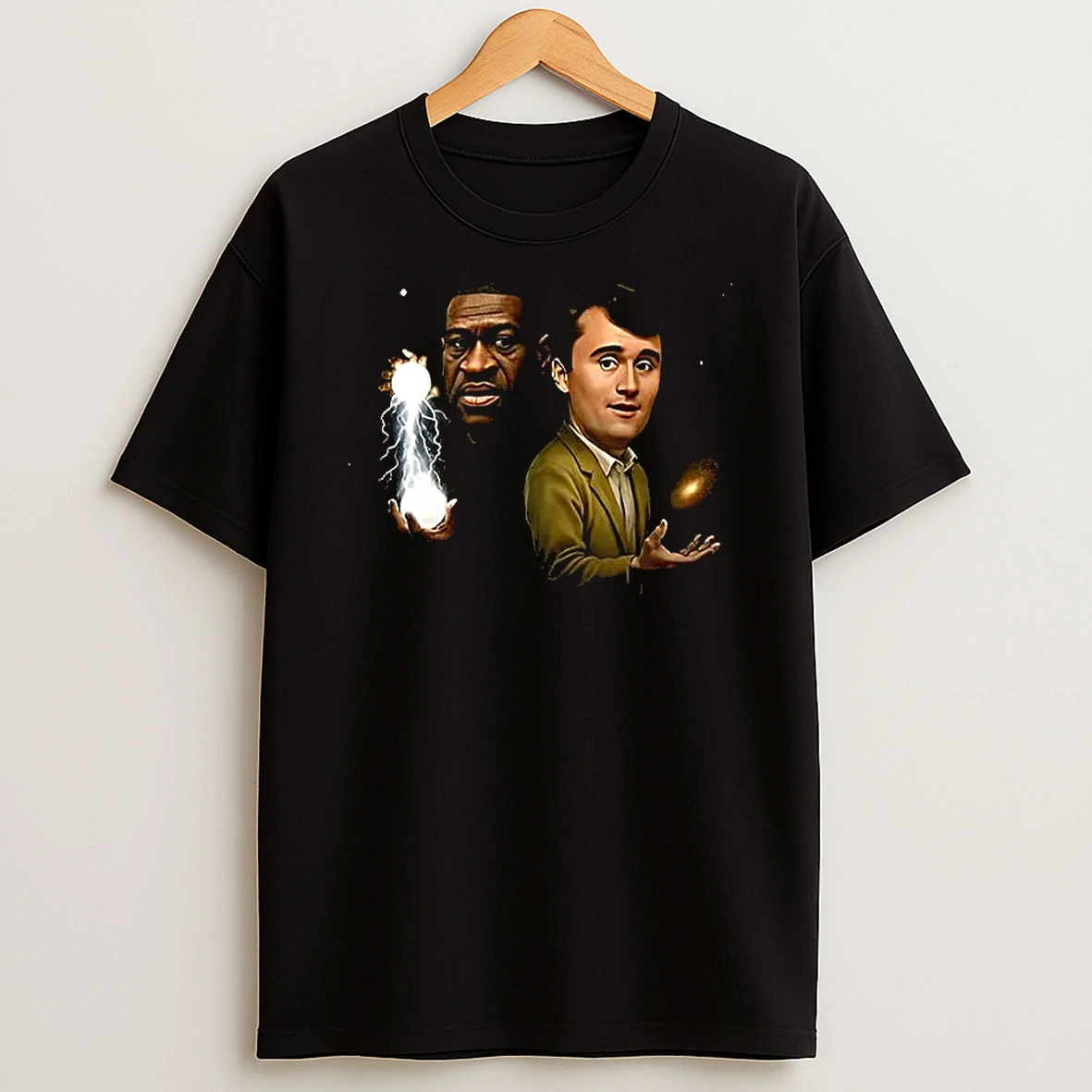 George Floyd And Charlie Kirk Wizard T Shirt