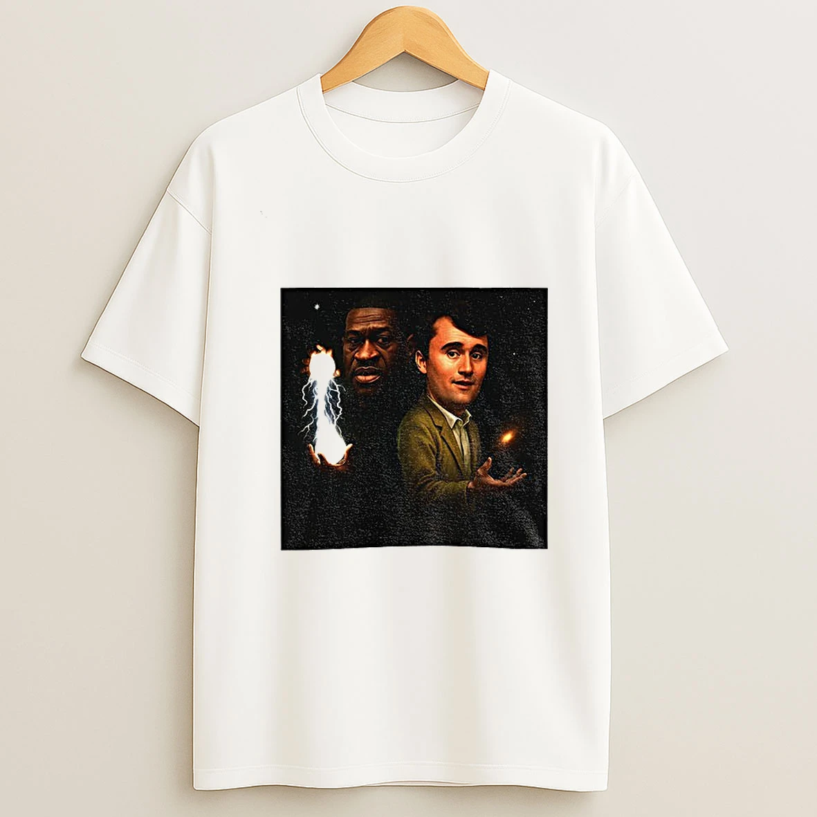 George Floyd And Charlie Kirk Big Head Vintage T Shirt