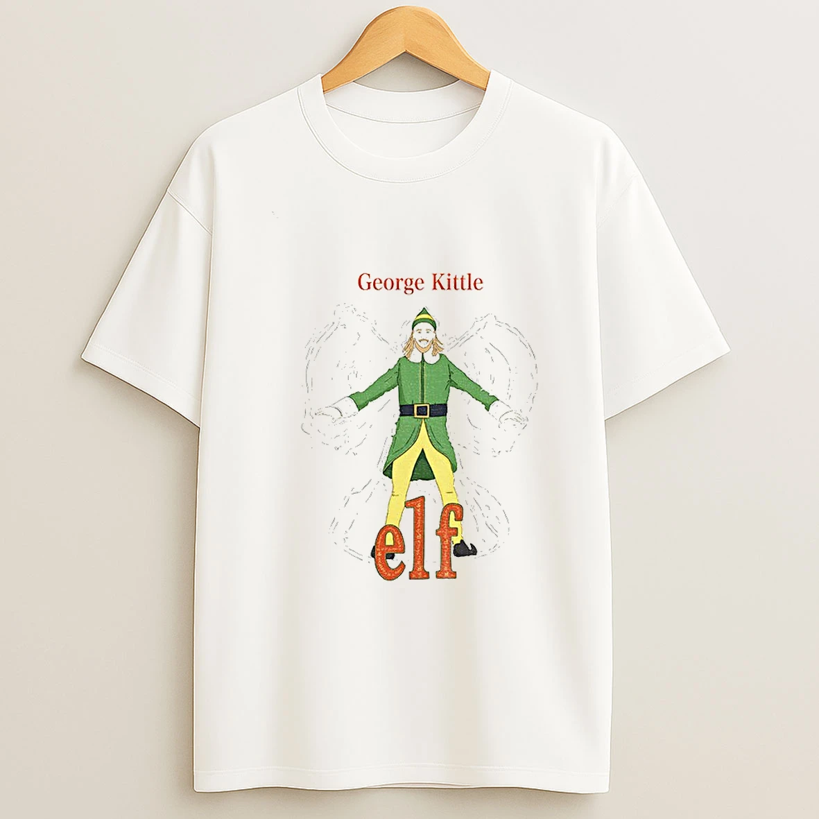 George Kittle Buddy The Elf Merry Christmas T Shirt