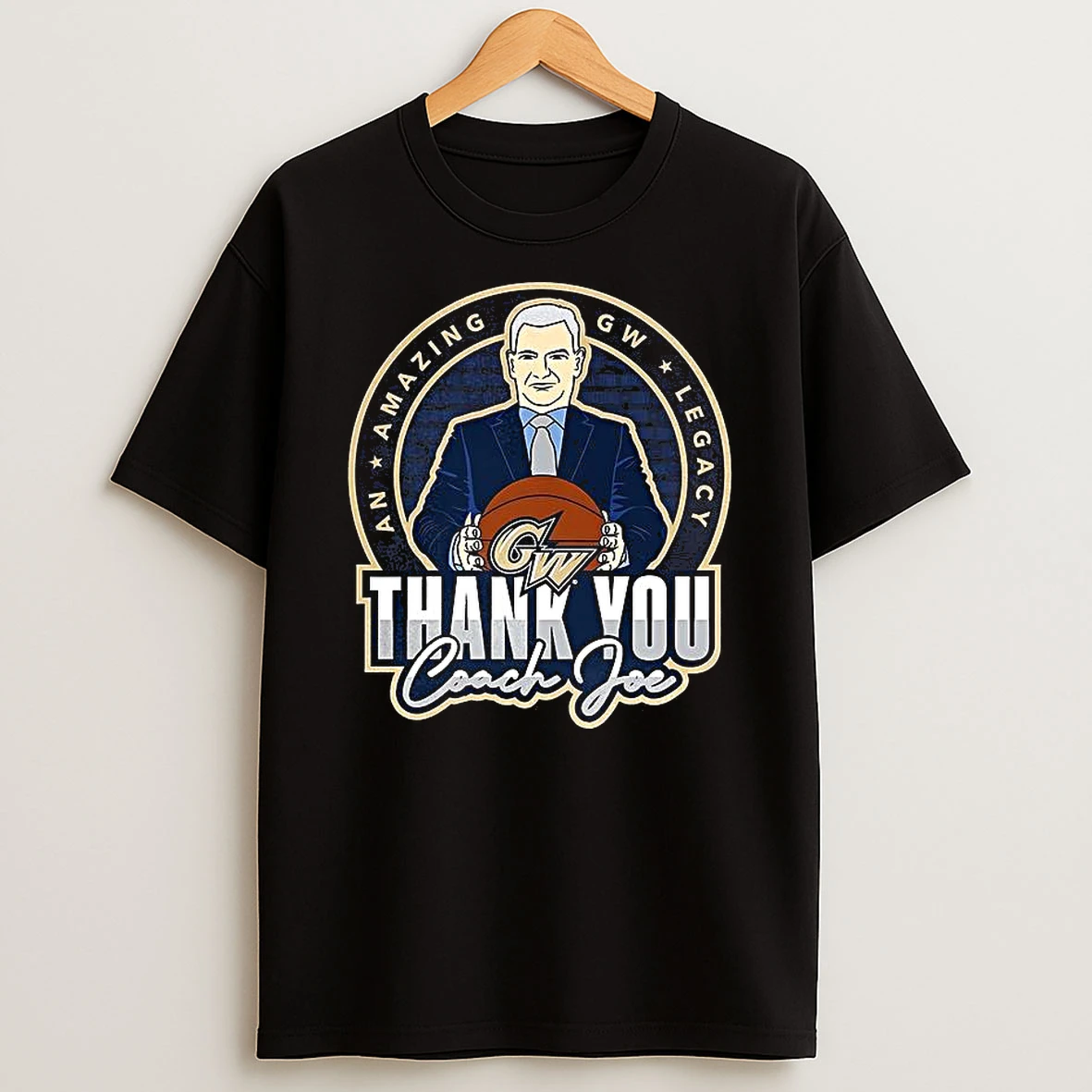 George Washington Basketball Thank You Coach Joe T Shirt