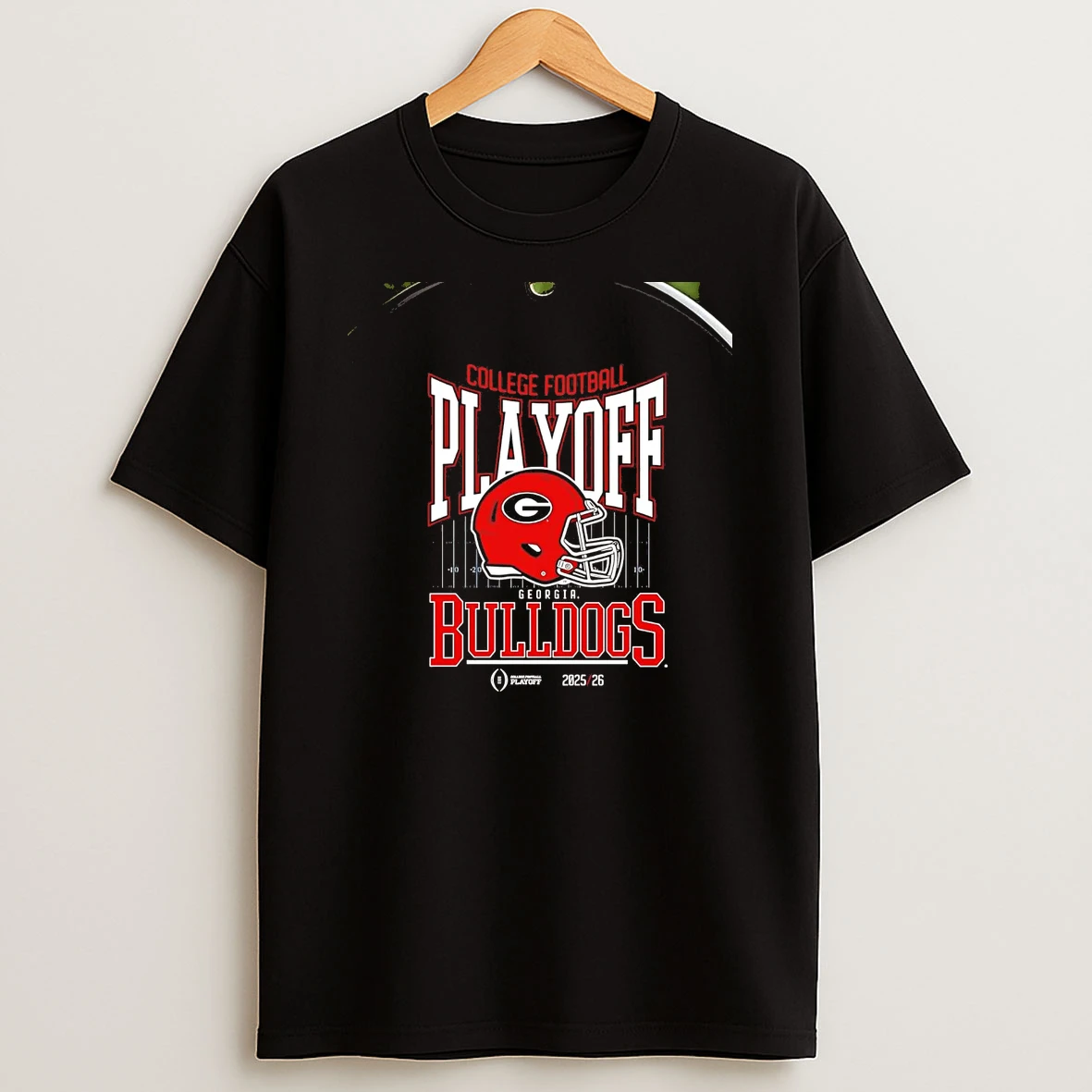 Georgia Bulldogs 2025 26 College Football Playoff Cfp Helmet Chriast T Shirt