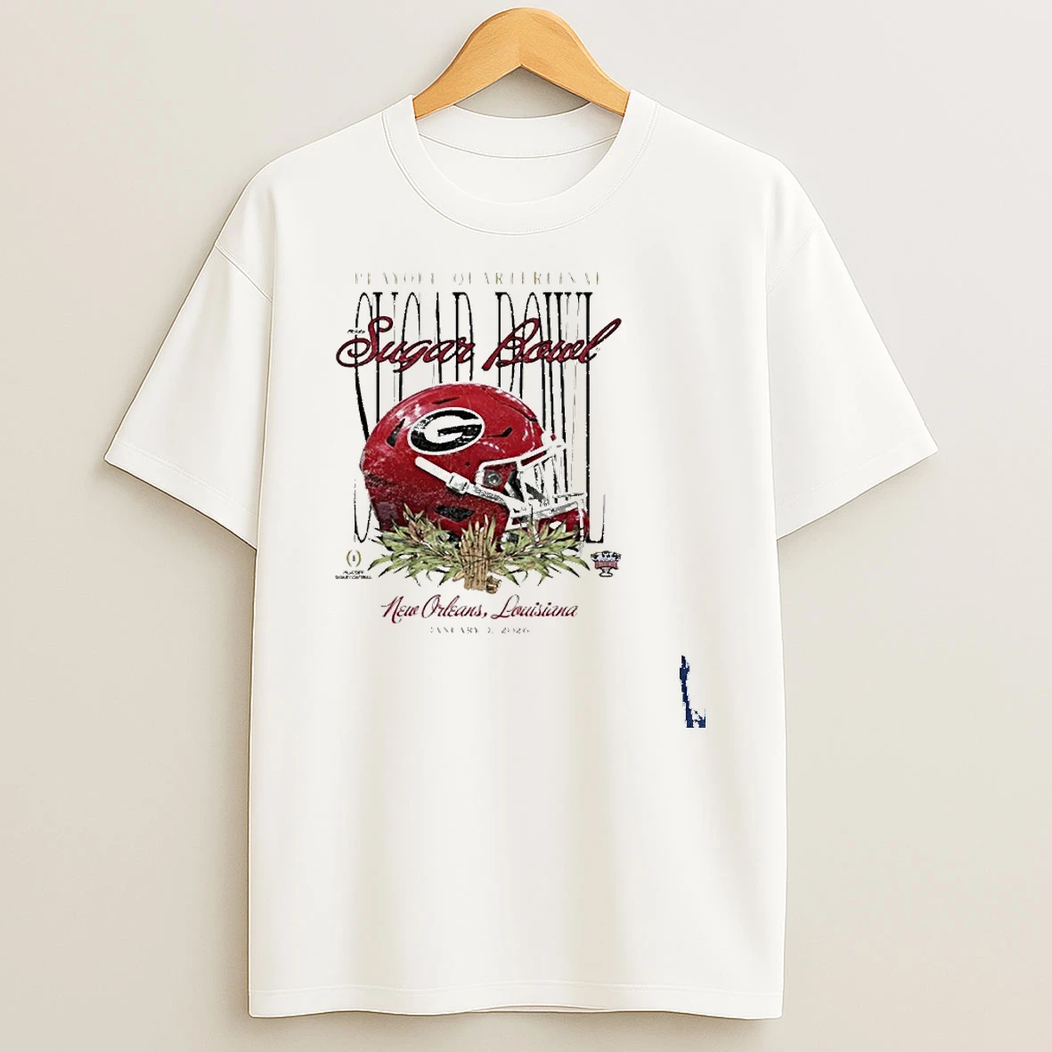 Georgia Bulldogs 2025 Sugar Bowl Helmet T Shirt