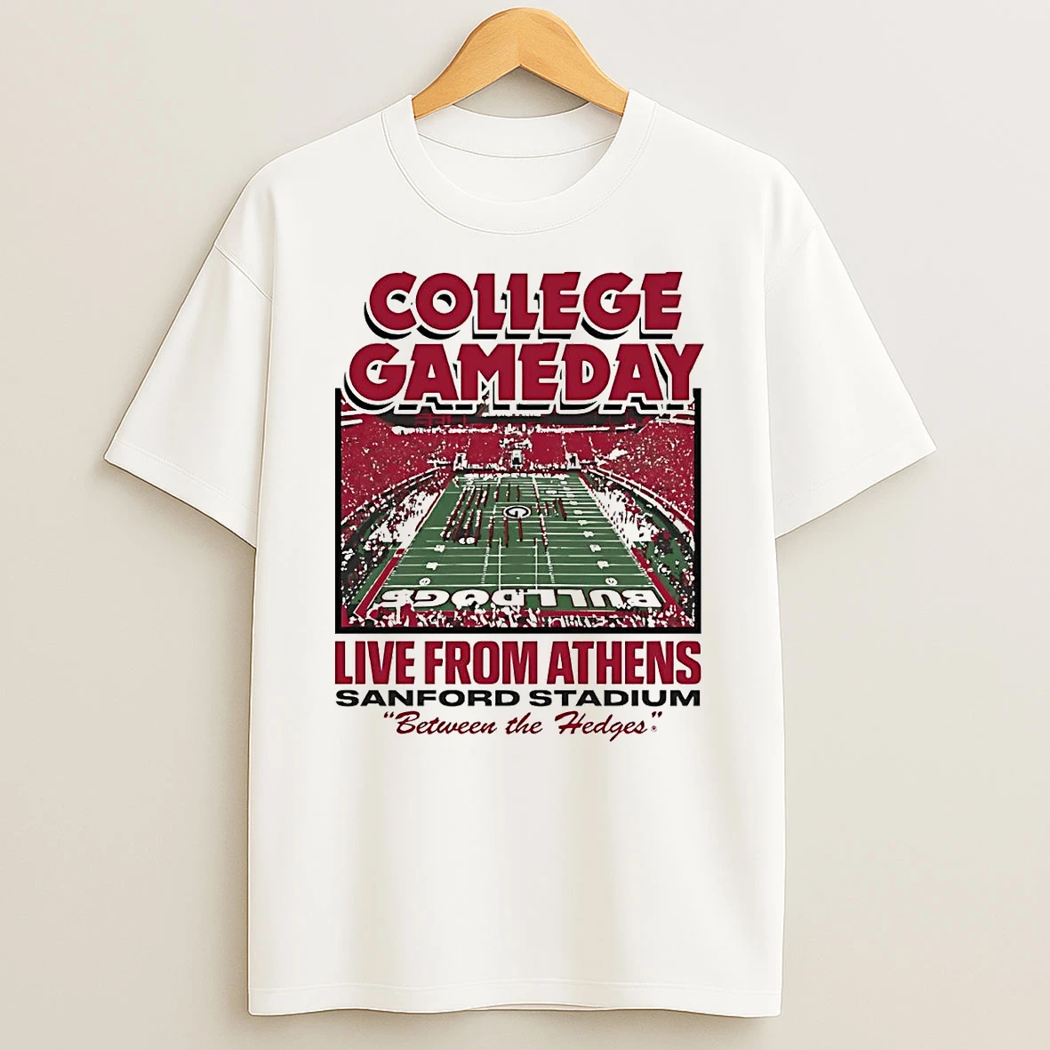 Georgia Bulldogs 2025 College Gameday Live From Athens T Shirt