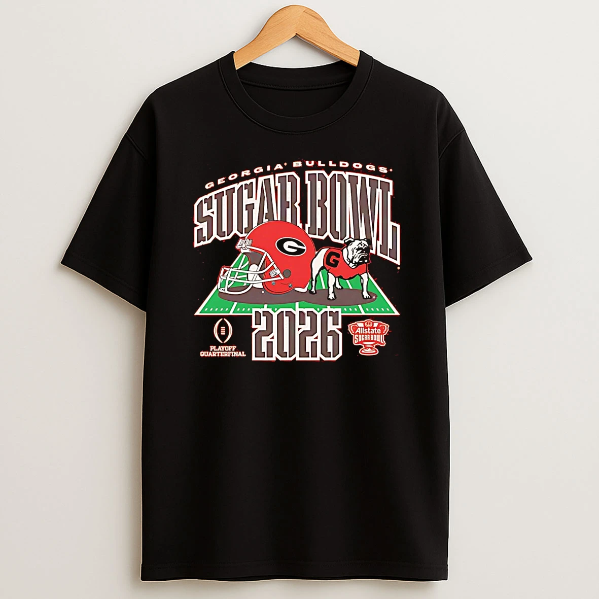 Georgia Bulldogs 2026 Allstate Sugar Bowl Cfp T Shirt
