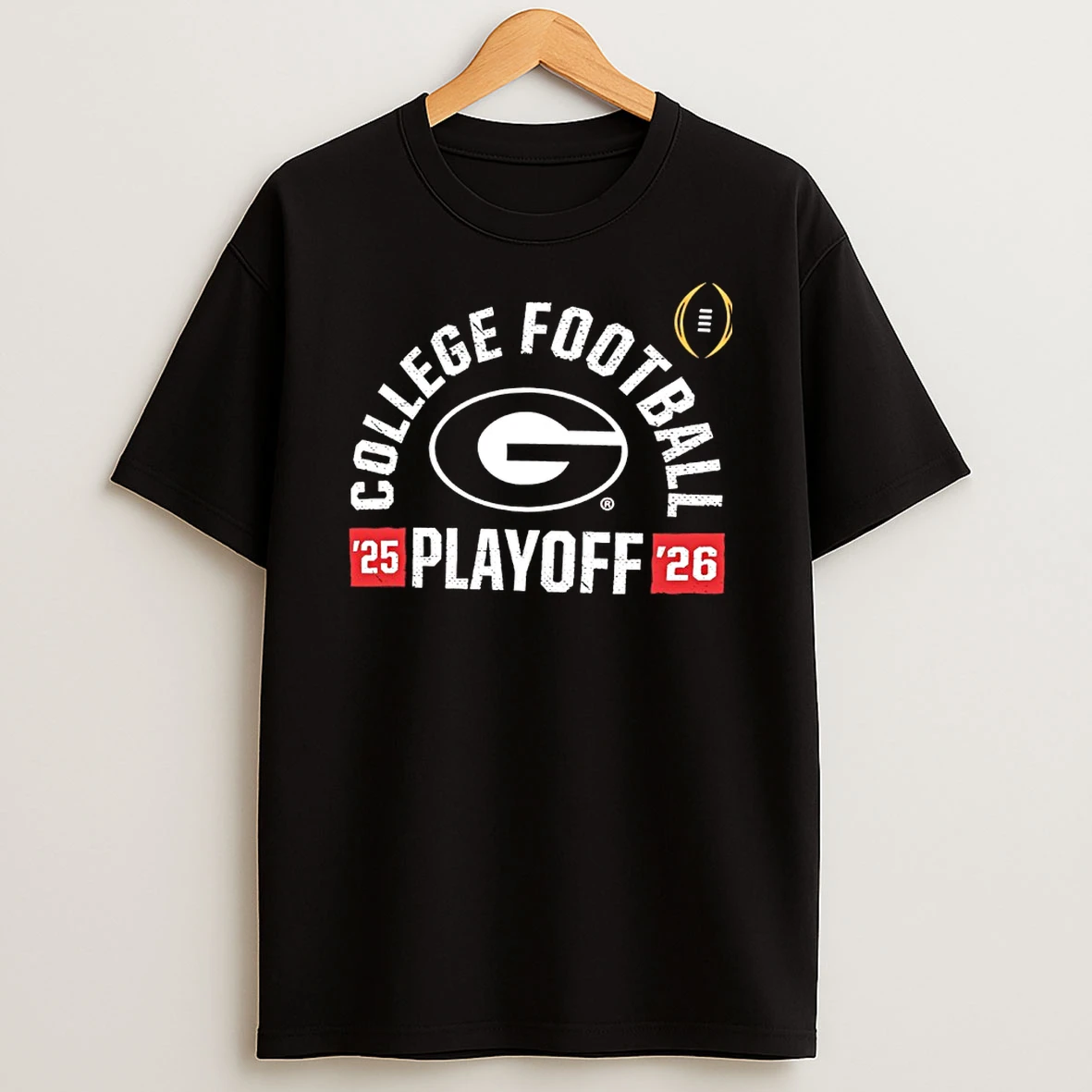 Georgia Bulldogs College Football Playoff Touchdown Glory 2025 26 T Shirt