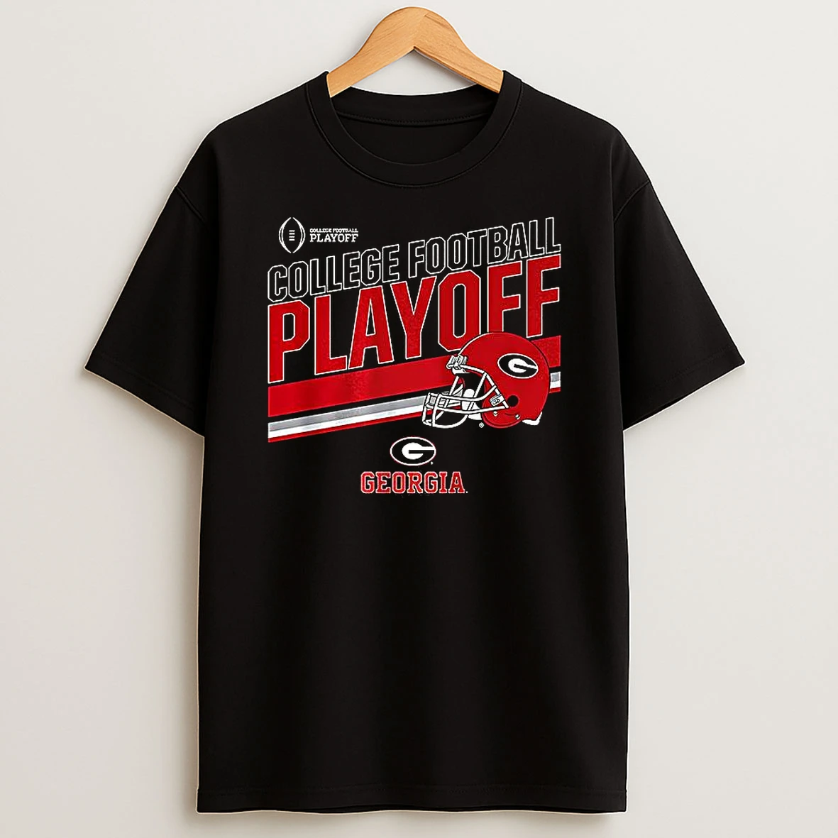 Georgia Bulldogs Football Playoff 2025 2026 Helmet T Shirt