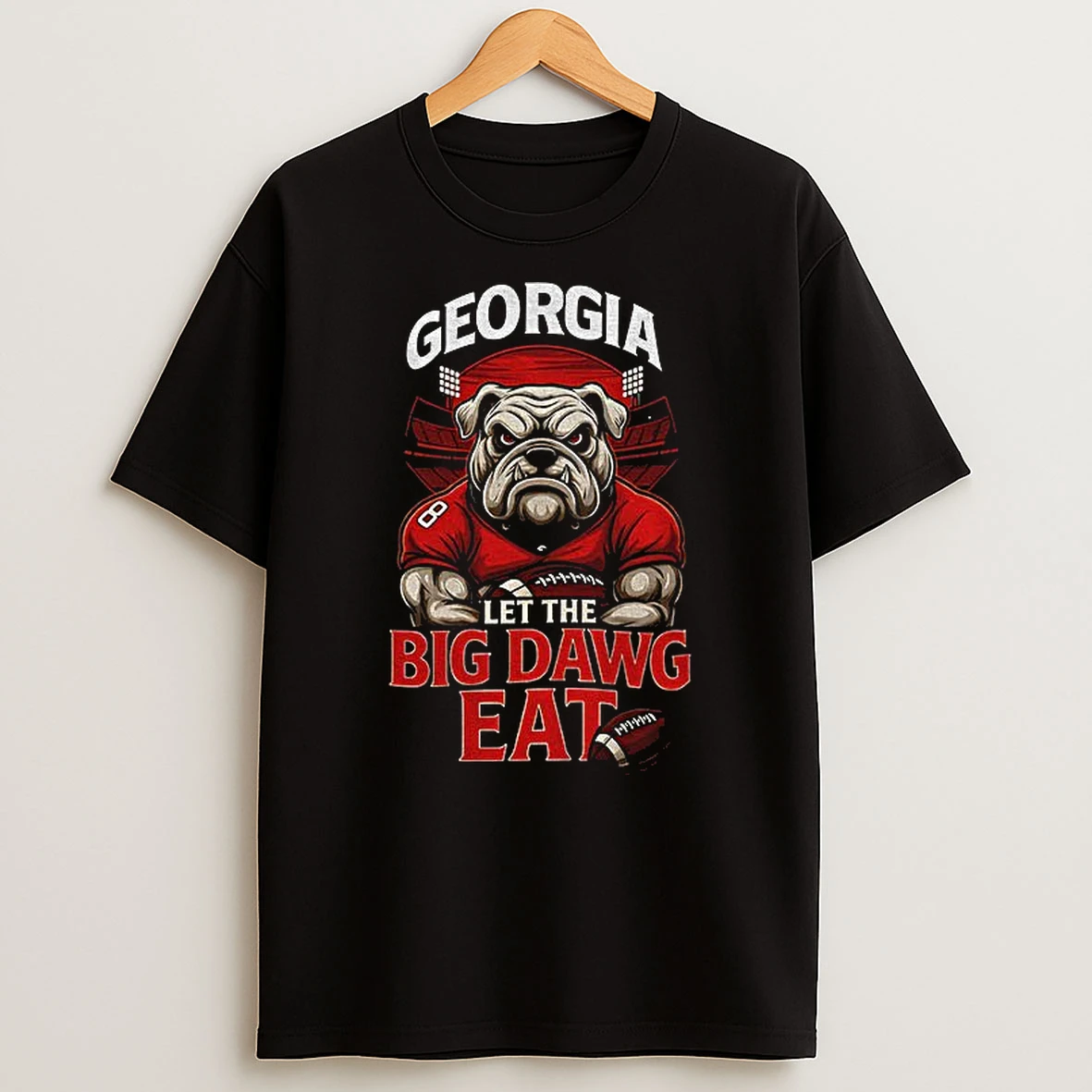 Georgia Bulldogs Let The Big Dawg Eat T Shirt