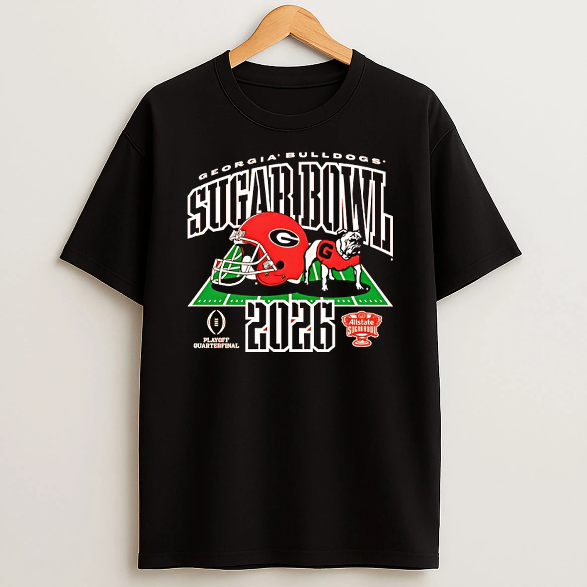 Georgia Bulldogs Sugar Bowl Playoff Quarterfinal 2026 T Shirt
